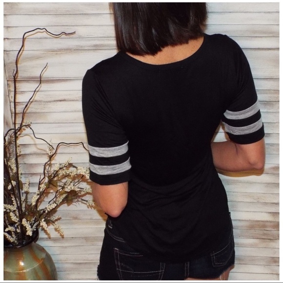 New Orleans Saints Fleur de Lis 1/2 Slv Black 2118 - Picture 4 of 5